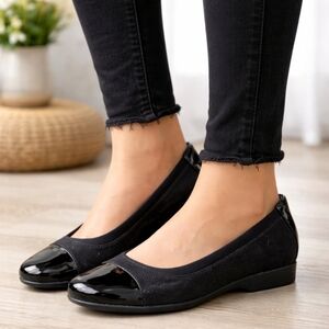 Clarks Unstructured NEW Un Darcey Classic Minimalist Comfort Balled Flats 8M